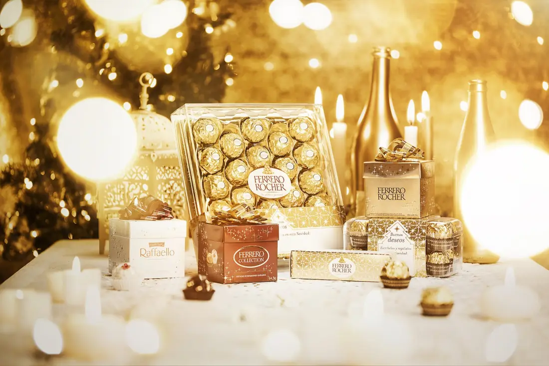 Ferrero, Christmas, commercial photography by Allen Velasquez